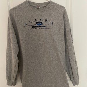 ALASKA LONG-SLEEVE TEE - UNISEX - MEDIUM - Alstyle | Genuine Article